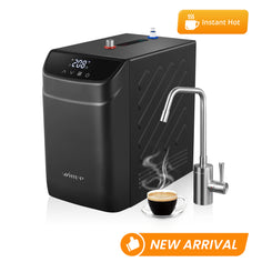 WINTEMP 2-in-1 Instant Hot Water Dispenser – 208°F Instant Hot Water with Child Lock & Dual Faucet Options
